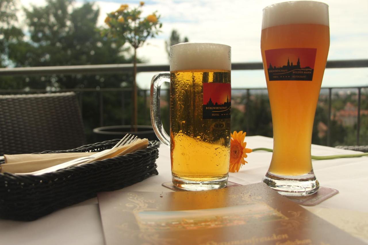 Bergwirtschaft Wilder Mann Hotel Und Restaurant Дрезден Екстериор снимка